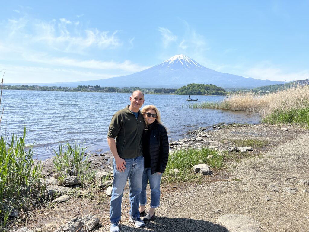 Mt.Fuji,5 storied pagoda, Fuji Shibazakura( moss pink), Shiraito ...